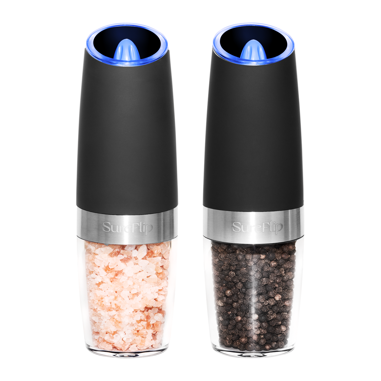 SureFlip™ Automatic Salt and Pepper Grinders